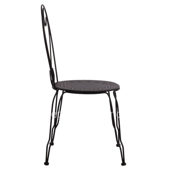 Chair Metallic Amore Black 42x48x90 cm. HM5007.11