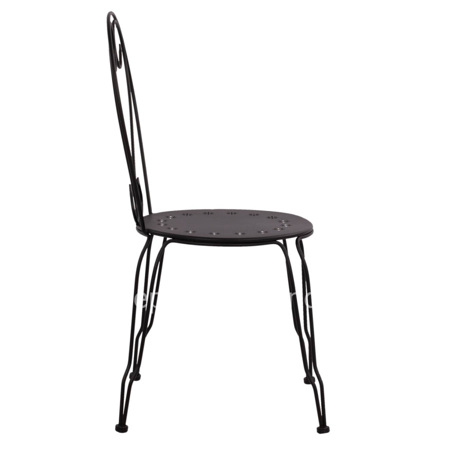Chair Metallic Amore Black 42x48x90 cm. HM5007.11