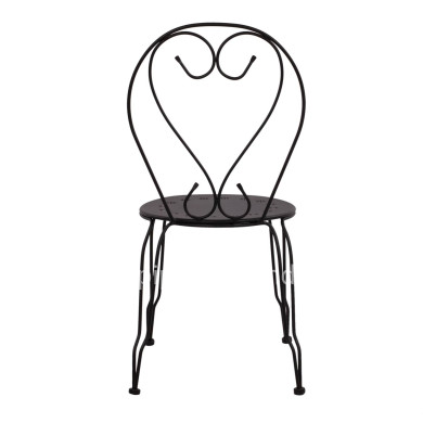Chair Metallic Amore Black 42x48x90 cm. HM5007.11