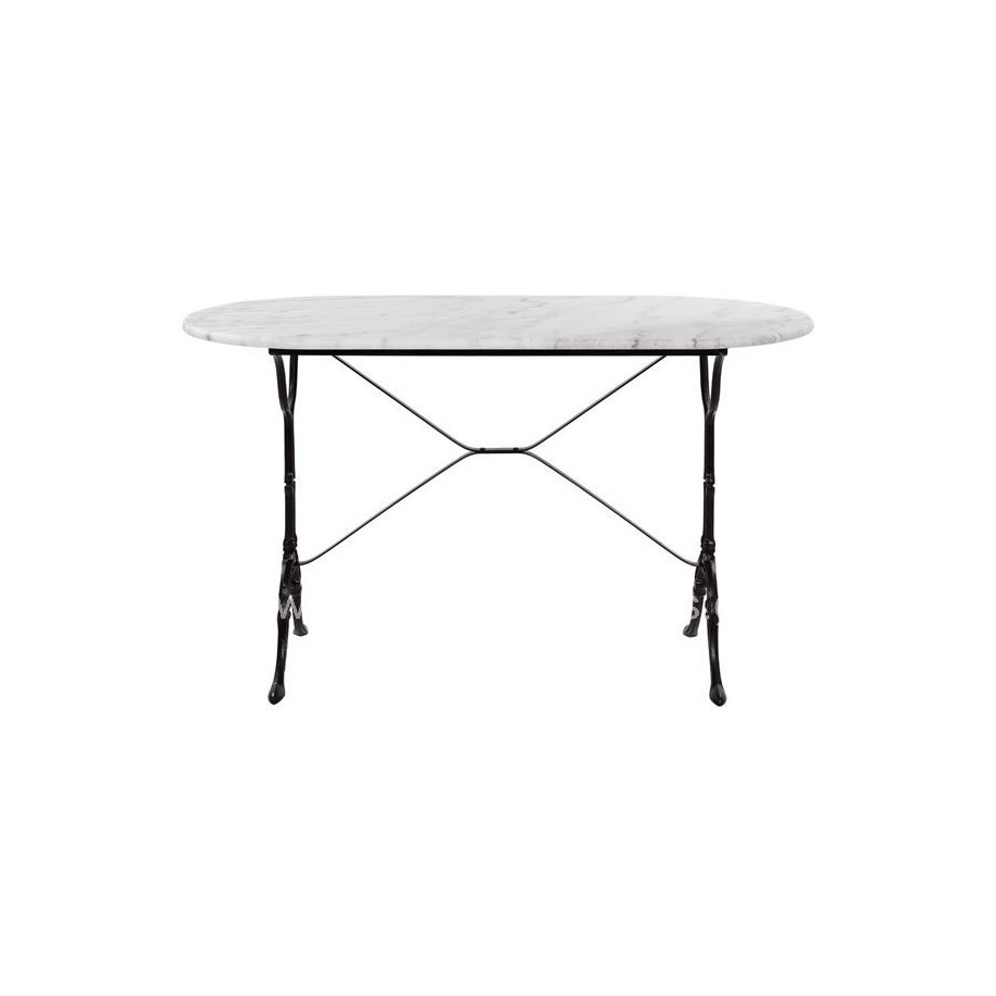 ΤΡΑΠΕΖΙ DELILAH ΜΕ ΒΑΣΗ ΑΠΟ ΜΑΝΤΕΜΙ HM440 ΜΕ ΜΑΡΜΑΡΟ ΟΒΑΛ 120Χ59X72