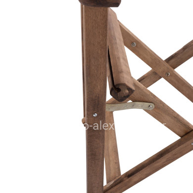 Director's frame Armchair Limnos Walnut impregnated Limnos HM5574.01 57x54x88,5 cm