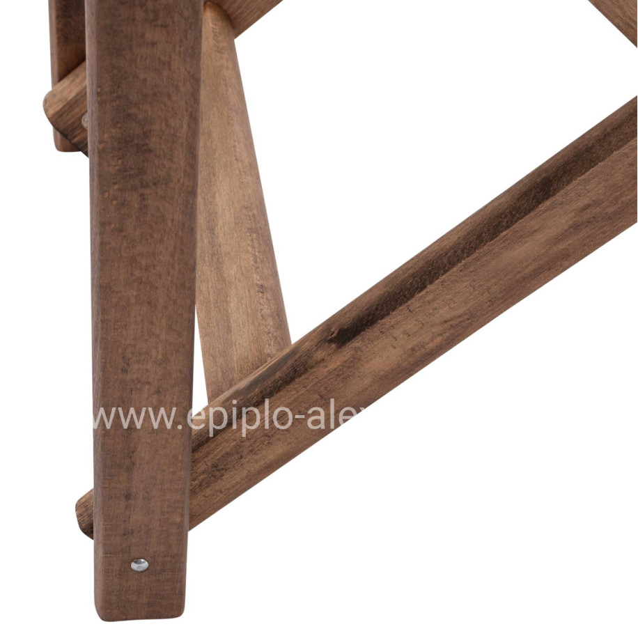 Director's frame Armchair Limnos Walnut impregnated Limnos HM5574.01 57x54x88,5 cm