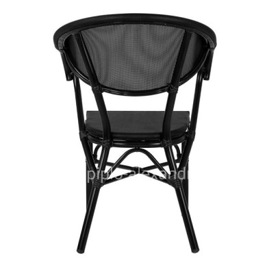 ΠΟΛΥΘΡΟΝΑ ΑΛΟΥΜΙΝΙΟΥ CLAY BAMBOO LOOK ΜΑΥΡΗ ΜΕ TEXTLINE HM5025.02 59x60x82 cm