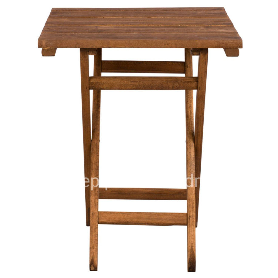 Director's Table LIMNOS 60x60x72 solid oak wood Walnut Color HM5647.01