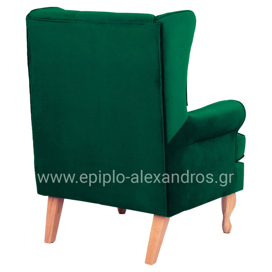 Armchair Cypress green velvet, 81x83x101, HM3073.13