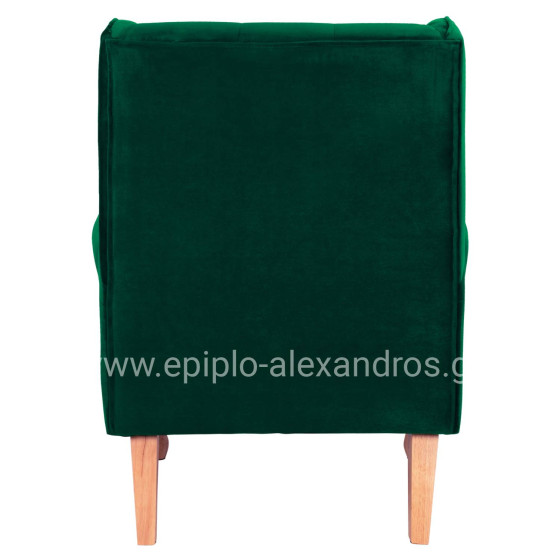 Armchair Cypress green velvet, 81x83x101, HM3073.13