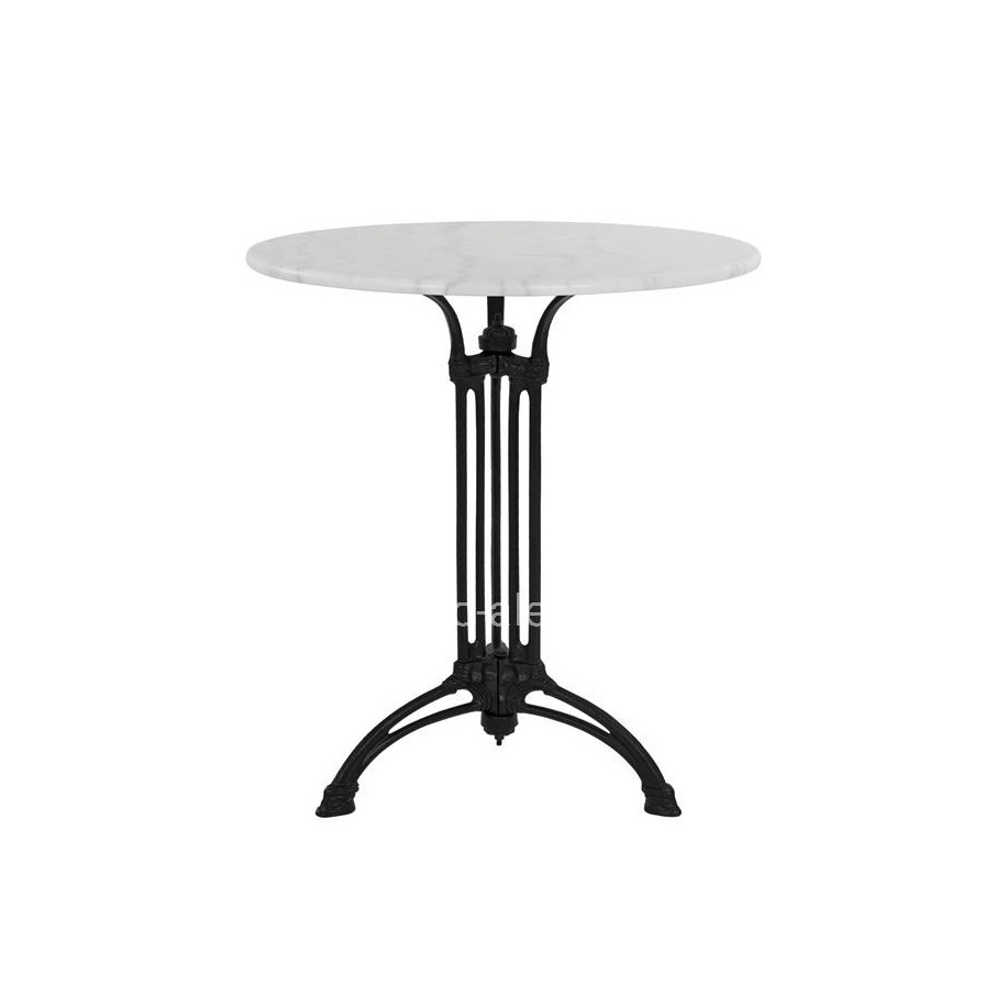 ΤΡΑΠΕΖΙ BRIELLE ΜΕ 3ΝΥΧΗ ΒΑΣΗ ΑΠΟ ΜΑΝΤΕΜΙ HM5609 ΜΕ ΜΑΡΜΑΡΟ Φ60