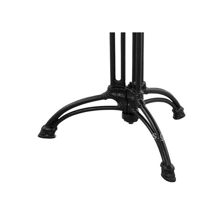 Table with 3 legs Base from cast iron with Marble '70x74cm