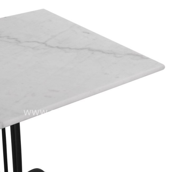 ΤΡΑΠΕΖΙ CERAPHIN ΜΕ 3ΝΥΧΗ ΒΑΣΗ ΑΠΟ ΜΑΝΤΕΜΙ HM5611 ΜΕ ΜΑΡΜΑΡΟ 70Χ70Χ72,5Υ εκ.