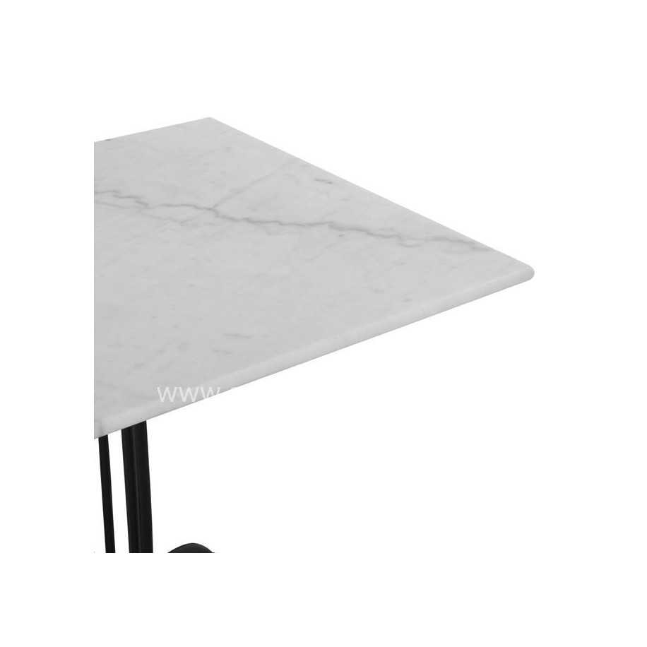 ΤΡΑΠΕΖΙ CERAPHIN ΜΕ 3ΝΥΧΗ ΒΑΣΗ ΑΠΟ ΜΑΝΤΕΜΙ HM5611 ΜΕ ΜΑΡΜΑΡΟ 70Χ70Χ72,5Υ εκ.