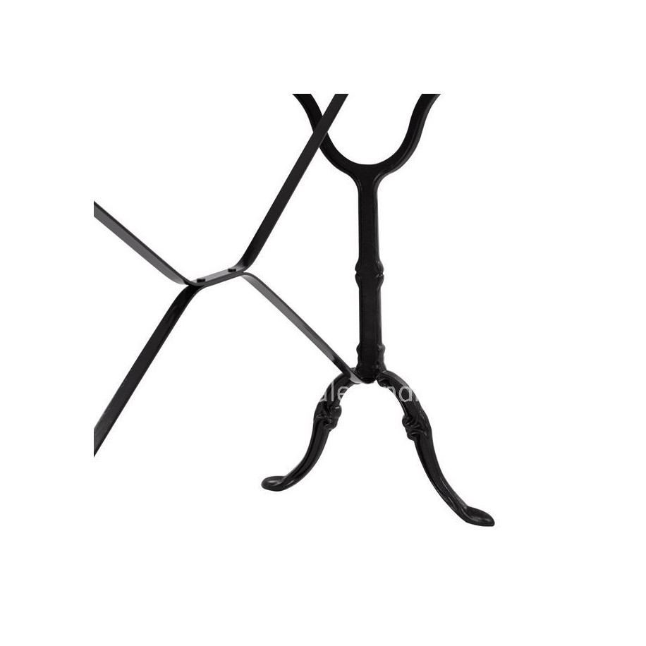 Table with Base from cast iron HM464 with marble 100x60x72