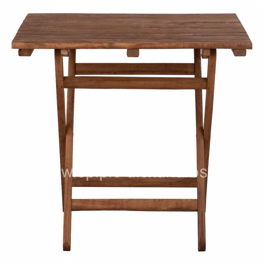 Director's Table Limnos 60x80 Solid Wood Impregnation Walnut HM5651.01