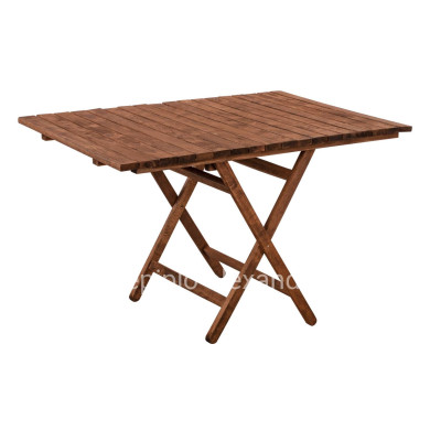 Director's Table Limnos Solid Wood Impregnation Walnut HM5649.01 120x80x75cm