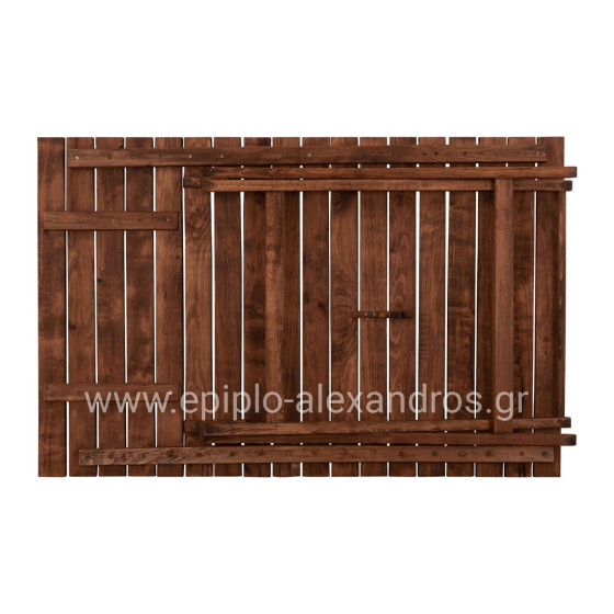 Director's Table Limnos Solid Wood Impregnation Walnut HM5649.01 120x80x75cm