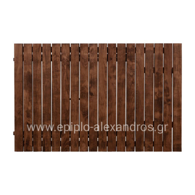 Director's Table Limnos Solid Wood Impregnation Walnut HM5649.01 120x80x75cm