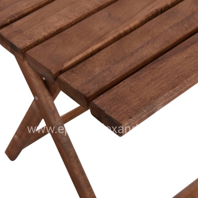 Director's Table Limnos Solid Wood Impregnation Walnut HM5649.01 120x80x75cm