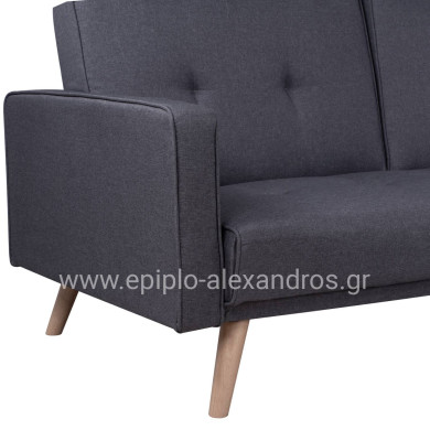 Reversible Corner Sofa Bed Talia HM3153 Grey Fabric 269x152x87cm