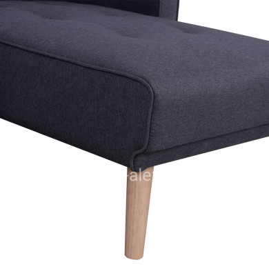 Reversible Corner Sofa Bed Talia HM3153 Grey Fabric 269x152x87cm