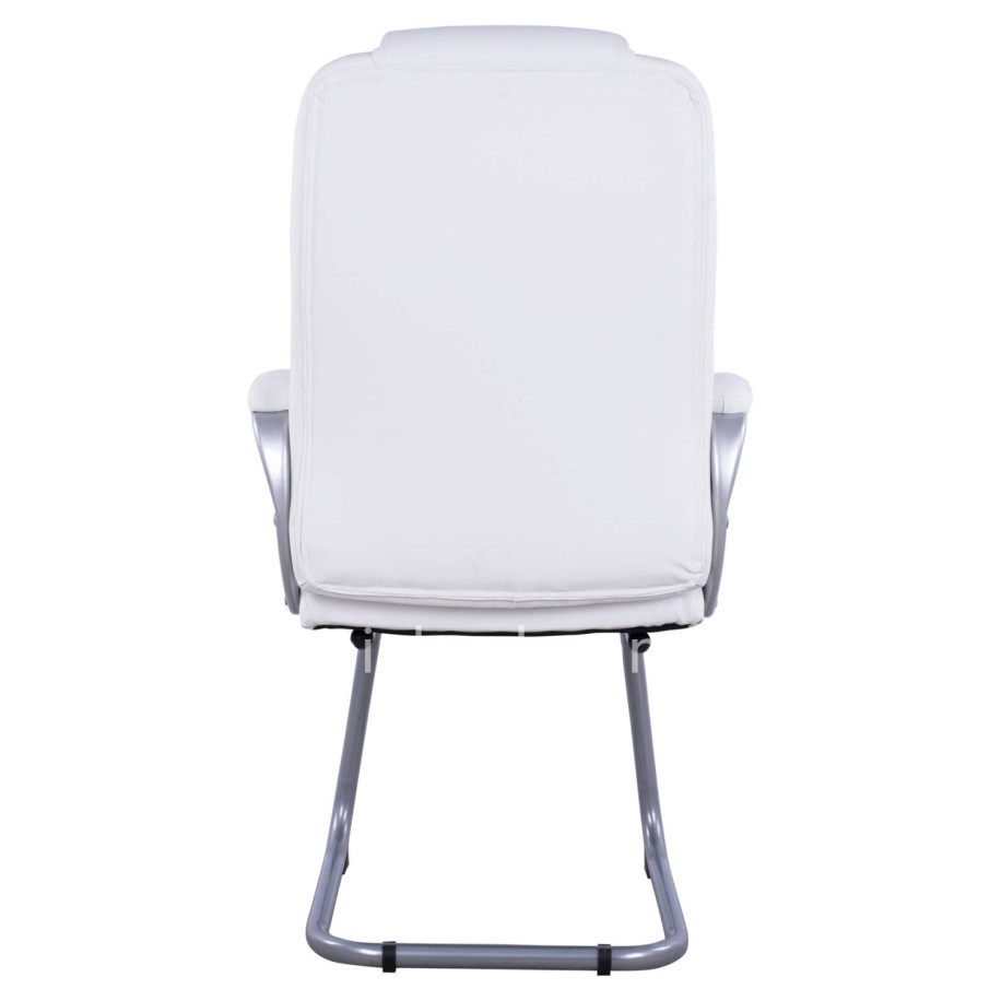 Visitor's chair with white PU Sora HM1144.02 63x67x112 cm