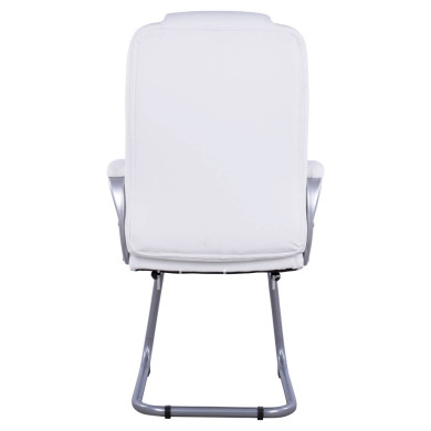 Visitor's chair with white PU Sora HM1144.02 63x67x112 cm