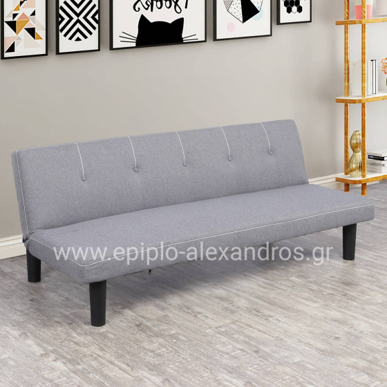 Sofa Bed Ethan in Grey Color HM3146.01 165x74x64 cm