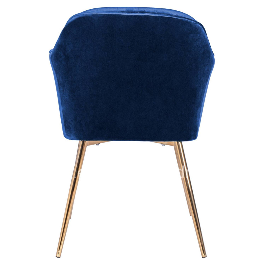 ΠΟΛΥΘΡΟΝΑΚΙ SAWYER ΒΕΛΟΥΔΟ ΜΠΛΕ ΜΕ ΧΡΥΣΑ ΠΟΔΙΑ HM8523.08 55Χ60Χ83Υ εκ.