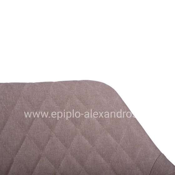 Armchair Charles HM8522.07 with fabric Beige & PU Beige 57x63x83 cm