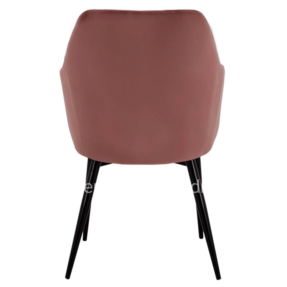 ARMCHAIR CHARLES FB98522.02 WITH VELVET DUSTY PINK 52x60x89Y cm.
