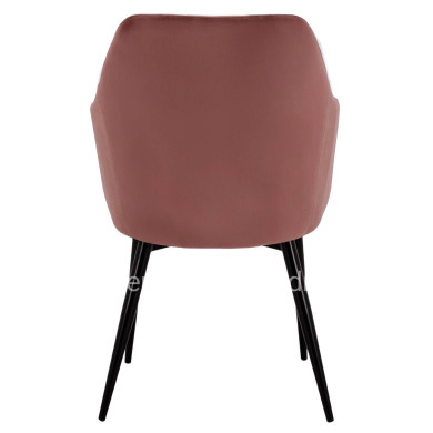ARMCHAIR CHARLES FB98522.02 WITH VELVET DUSTY PINK 52x60x89Y cm.