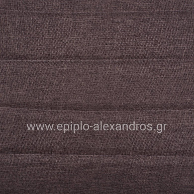 Metallic chair Lady HM0037.13 Brown fabric with metallic frame K/D 40x48x95 cm