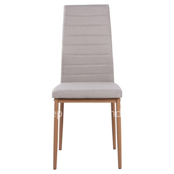 ΚΑΡΕΚΛΑ ΜΕΤΑΛΛΙΚΗ LADY HM0037.14 ΜΠΕΖ ΥΦΑΣΜΑ ΜΕΤΑΛΛΙΚΟ ΣΚΕΛΕΤΟ K/D 40x48x95 εκ.