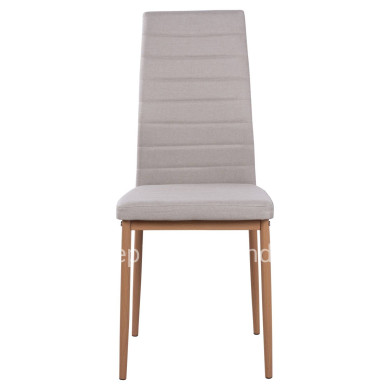 ΚΑΡΕΚΛΑ ΜΕΤΑΛΛΙΚΗ LADY HM0037.14 ΜΠΕΖ ΥΦΑΣΜΑ ΜΕΤΑΛΛΙΚΟ ΣΚΕΛΕΤΟ K/D 40x48x95 εκ.