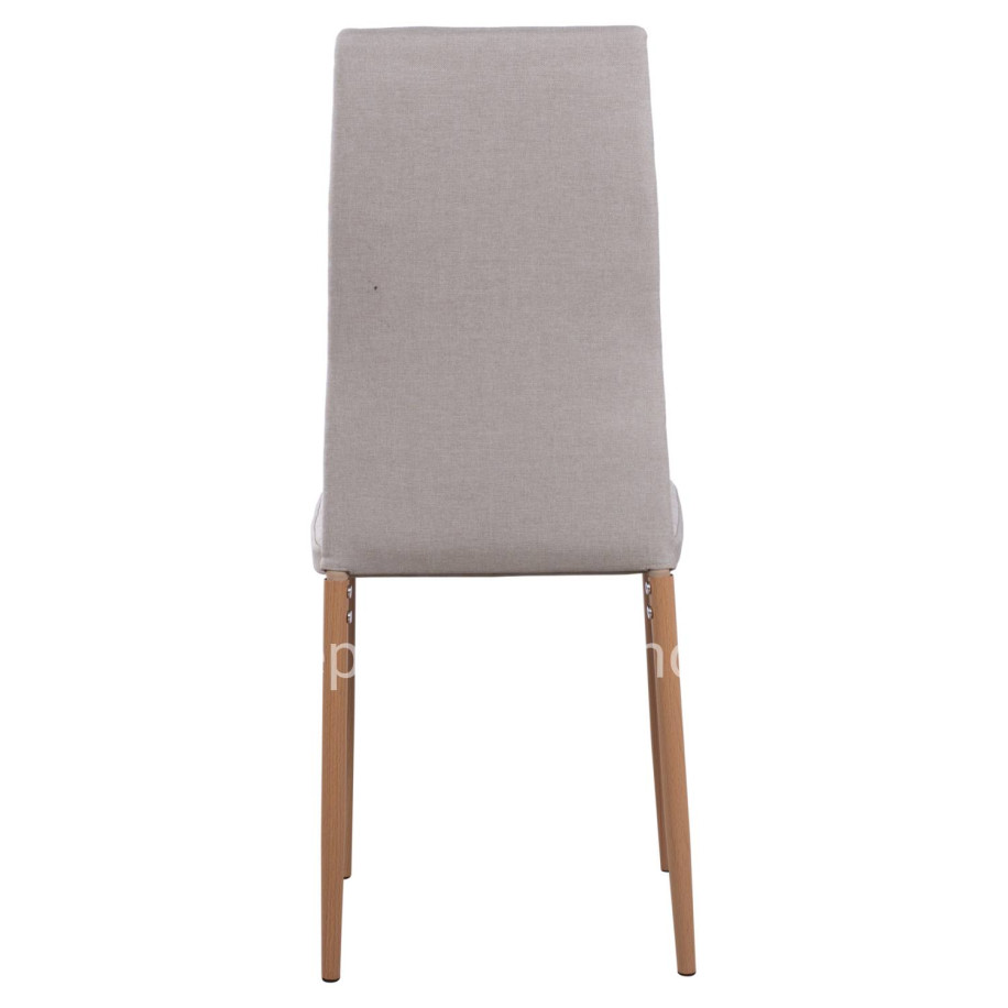 ΚΑΡΕΚΛΑ ΜΕΤΑΛΛΙΚΗ LADY HM0037.14 ΜΠΕΖ ΥΦΑΣΜΑ ΜΕΤΑΛΛΙΚΟ ΣΚΕΛΕΤΟ K/D 40x48x95 εκ.