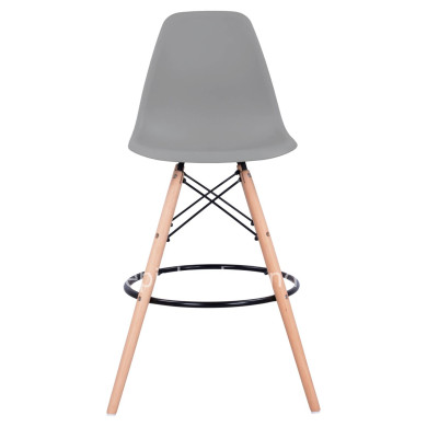 Bar Stool Renata HM0173.10 Grey 58x56x107cm