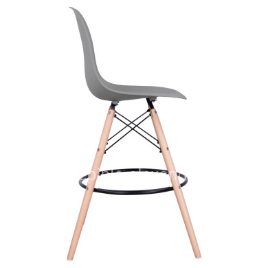Bar Stool Renata HM0173.10 Grey 58x56x107cm