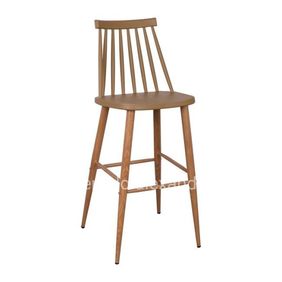 Bar Stool HM8459.25 Vanessa in Cappuccino color 43x49x107cm