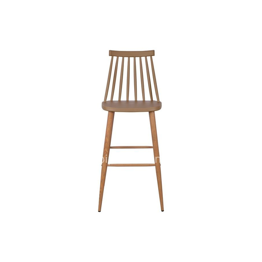 Bar Stool HM8459.25 Vanessa in Cappuccino color 43x49x107cm