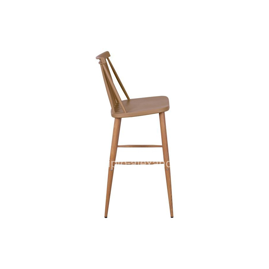 Bar Stool HM8459.25 Vanessa in Cappuccino color 43x49x107cm