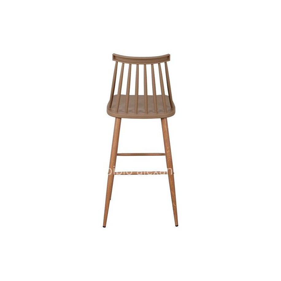 Bar Stool HM8459.25 Vanessa in Cappuccino color 43x49x107cm