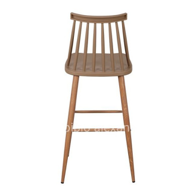 Bar Stool HM8459.25 Vanessa in Cappuccino color 43x49x107cm