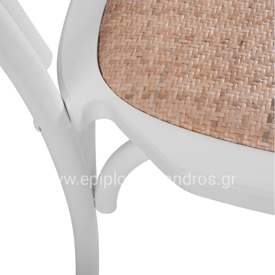 ΞΥΛΙΝΗ ΚΑΡΕΚΛΑ ΒΙΕΝΝΗΣ ALIYAH ΣΤΟΙΒΑΖΟΜΕΝΗ ΑΠΟ ΞΥΛΟ ΟΞΙΑΣ ΣΕ ΛΕΥΚΟ ΜΑΤ HM8644.03 45x54x89