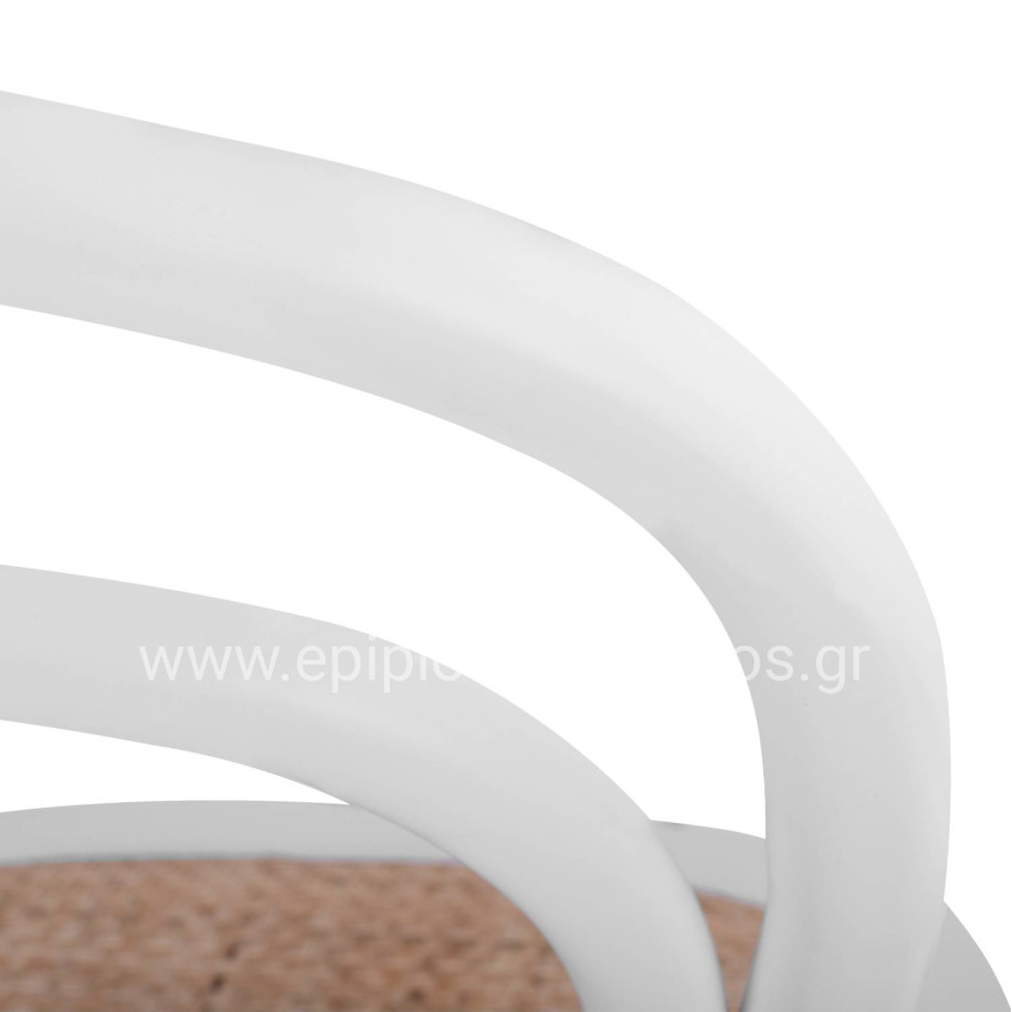 ΞΥΛΙΝΗ ΚΑΡΕΚΛΑ ΒΙΕΝΝΗΣ ALIYAH ΣΤΟΙΒΑΖΟΜΕΝΗ ΑΠΟ ΞΥΛΟ ΟΞΙΑΣ ΣΕ ΛΕΥΚΟ ΜΑΤ HM8644.03 45x54x89