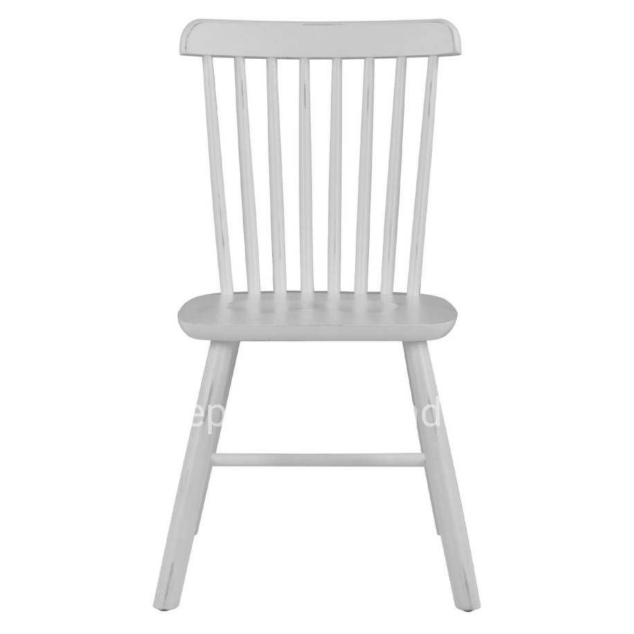 DINING CHAIR LUCIEN HM8645.03 BEECH WOOD IN ANTIQUE-WHITE 48x54x86Η cm