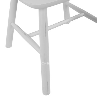 DINING CHAIR LUCIEN HM8645.03 BEECH WOOD IN ANTIQUE-WHITE 48x54x86Η cm