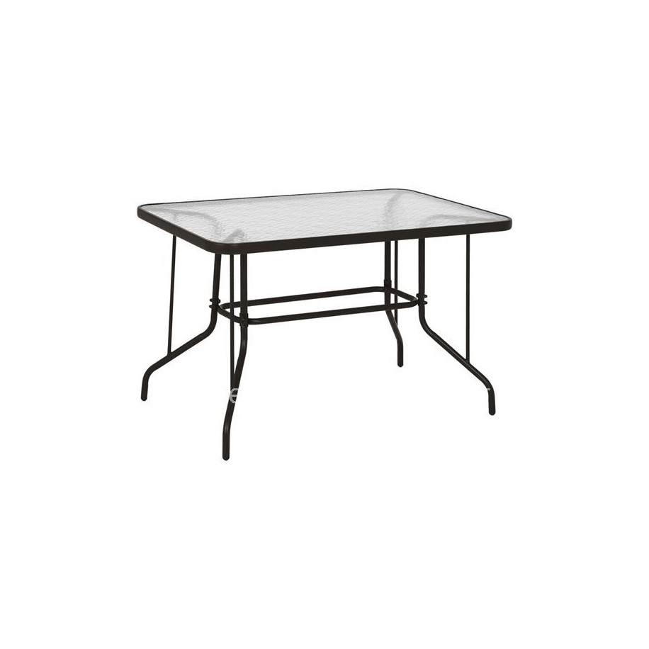 ΤΡΑΠΕΖΙ ADAM HM5679.02 ΜΕΤΑΛΛΙΚΟ ΚΑΦΕ ΜΕ ΓΥΑΛΙΝΗ ΕΠΙΦΑΝΕΙΑ 120Χ70Χ71Υεκ.