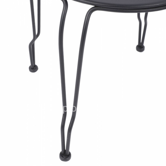 Metallic armchair Amore Black color HM5008.11 49x48x90 cm