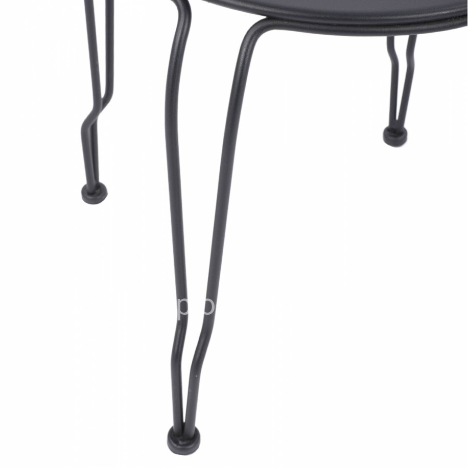 Metallic armchair Amore Black color HM5008.11 49x48x90 cm