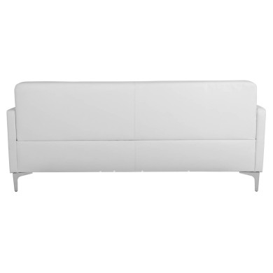 Sofa 3 seater Nellie HM3159.32 with white PU 163x71x71cm
