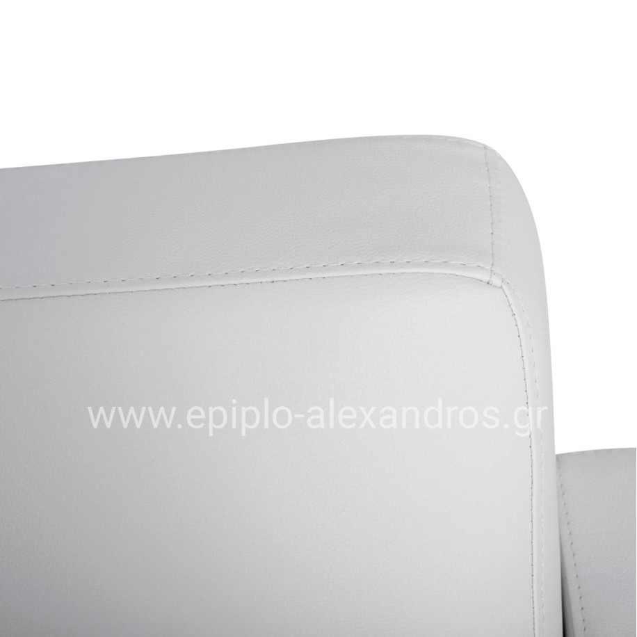 Sofa 3 seater Nellie HM3159.32 with white PU 163x71x71cm