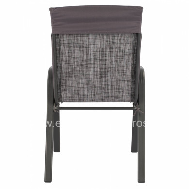 ΠΟΛΥΘΡΟΝΑ LEON ΜΕΤΑΛΛΙΚΗ ΓΚΡΙ ME ΓΚΡΙ ΜΑΞΙΛΑΡΙ HM10573.01 54x70x93 cm.